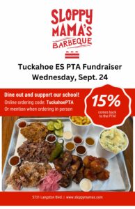 Flier with BBO platter