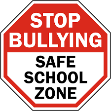 Stop sign saying to stop bullying.