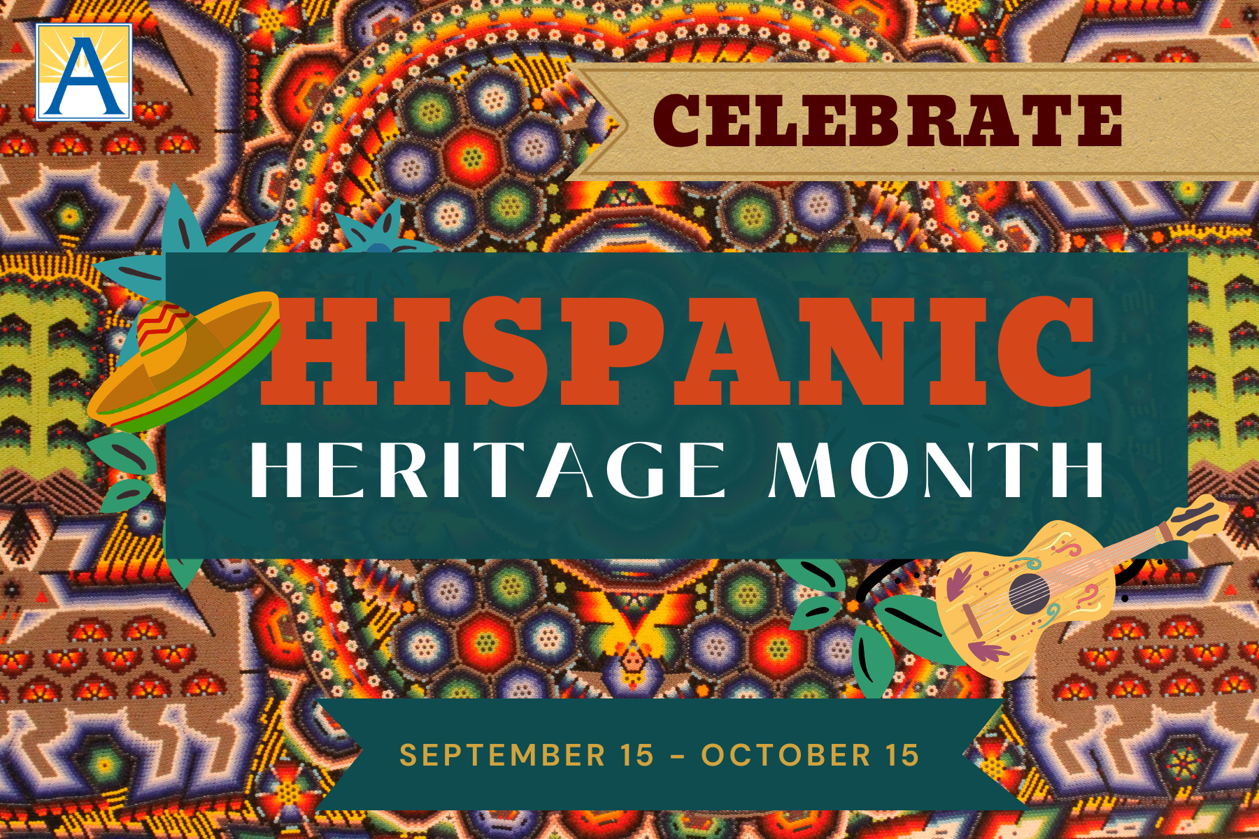 Bright colors celebrating hispanic heritage