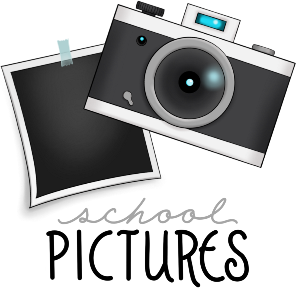 Photo of camera and polaroid